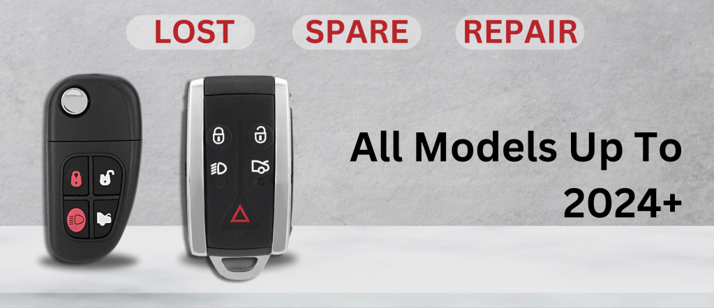 Jaguar Car key replacement and repair services: options for lost keys, spare keys, and key repairs.